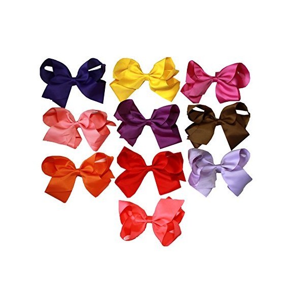 K&M Signature Colors - Lazos para el pelo (tamaño grande,