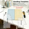 IJIJIJ 5Pcs Boxy Bag Making Templates for DIY Sewing Enthusiast