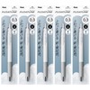 Pentel Oil Based Rollerball Pen, Flowtune, 0.3mm, Black, 5 Pens