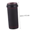 KONTONTY Car Tissue Cylinder Box Round Tissue Paper Holder Dispenser