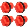 4X Cooler Plug for Y*TI, Orange Leak Proof Drain Replacement