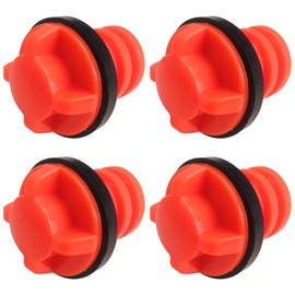 4X Cooler Plug for Y*TI, Orange Leak Proof Drain Replacement Plugs for YEETI TunNdra Roadie Tank Coolers & for R*IC Coolers Update by lingsee