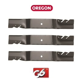 For Kubota Gator G6 Blades for Kubota RCK48P-723Z, Z700 Series 48" Cut, Oregon 391-613(3)