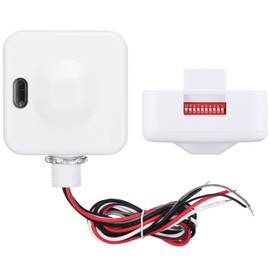 LEONLITE Microwave Motion Sensor Attachment for High Bay Fixture, US Standard Commercial Grade Sensor, UL Listed, 120-277V, Max 360° Detection, Adjustable Features, 50000hrs Long Lifespan