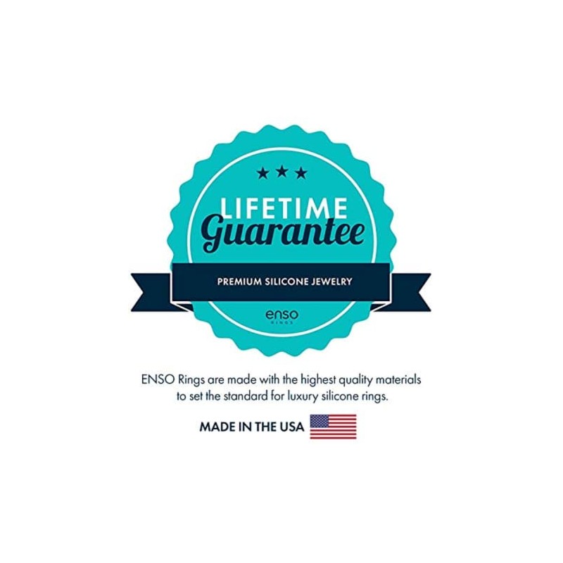 Enso Rings Braided Stackable Silicone Ring - Ocean Breeze -