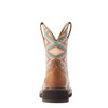 ARIAT BMVY9 Womens Fatbaby Heritage Farrah Western Boot Coastal Tan/Aztec