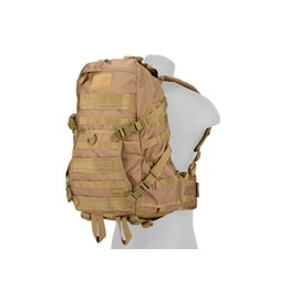 Lancer Tactical 600D EDC Fast Airsoft MOLLE Backpack - Khaki