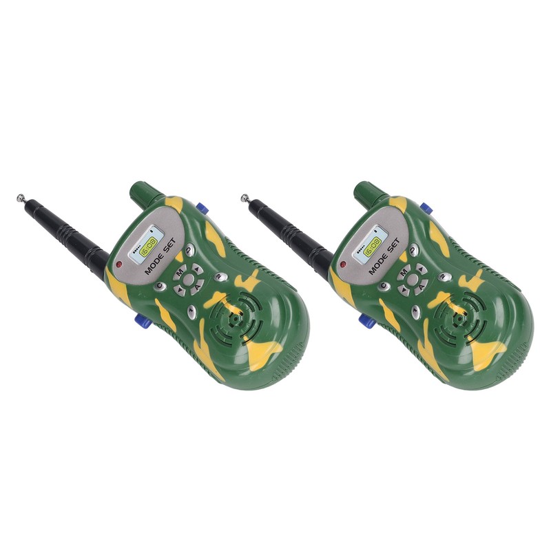 2pcs Radio Toy Clear Sound Long Range Interactive Handheld Radio