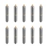 10 Pack Weld On Bullet Hinges, 3-1/2" Weldable Hinge for