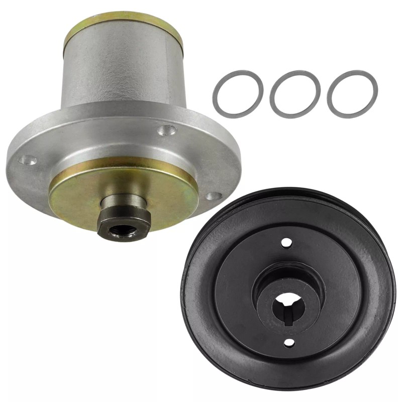 Caltric 539104420 539107408 Spindle & Pulley for Husqvarna BZ6127 BZ7234