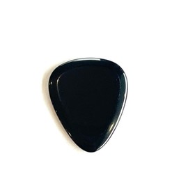 Black Agate Natural Stone Guitar and Bass Picks by Fostinis Guitars 3mm (blank without logo)