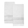 Talking Tables 2 x Grey Gingham Kitchen Tea Towels Table