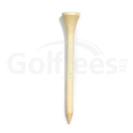 Golf Tees Etc Bamboo Golf Tees, 2 3/4" / 3 1/4" - 100 Count (Natural, 2 3/4")