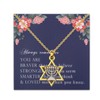 FEELMEM Bat Mitzvah Gift Mazel Tov Congratulations Necklace Best Friend