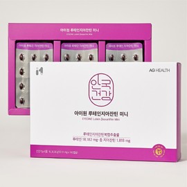 Anguk Health 안국건강 아이원 루테인지아잔틴 미니 대용량 180정 1개