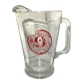 Magic Hat Brewing Company 64 oz Glass Pitcher | Thick Heavy Glass