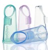 Brilliant Wipe N Brush by Baby Buddy, Silicone Toothbrush, Cleaner