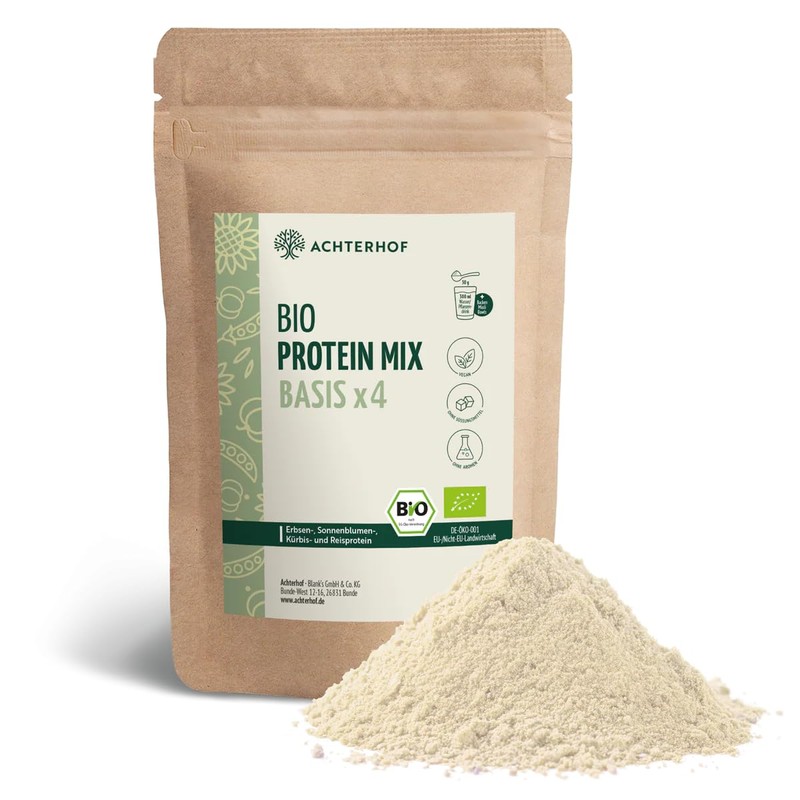 Organic Protein Base Mix x4 500g | 4 Vegetable Proteins