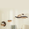 LIORCE Cat Wall Shelf with Two Steps - Wave Cat