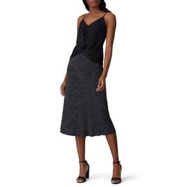 FIFTEEN TWENTY Rent the Runway Pre-Loved Bias Cut Midi Skirt, Black, Medium