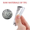 SANRILY Soft TPU Plating Key Fob Cover for Acura MDX