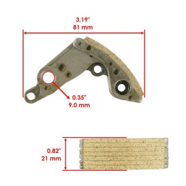 Caltric Wet Clutch Carrier Shoes Bearing Gasket for Yamaha Viking VI YXC700 4X4 2015-21