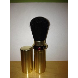 Clarins Powder Brush In Gold Collapsible Case New No Box Extremely Rare