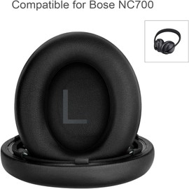 XBOGO Replacement Ear Pads for Bose 700 (NC700), Premium Replacement Pads for Bose 700 and Bose NC700 Headphones, Replacement Ear Cushions Over-Ear Headphones, Black