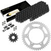 Caltric Black O-Ring Drive Chain & Sprockets Kit for Yamaha