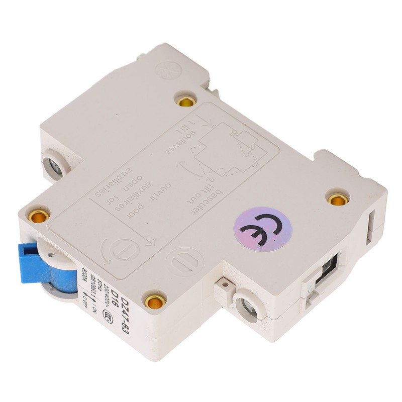 Miniature Circuit Breaker 63A 4500A Breaking Capacity Current Protection Device