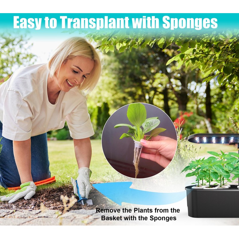 Aooccder Replacement for Aerogarden Pods Hydroponic Accessories, Grow Anything Seed