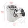 Pair Heavy Duty 316SS Boat Hand Rail Fitting- Polished 60