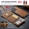 XYAJUANG Compatible with Iphone16 Pro Max，The 2 in 1 Detachable
