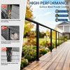 Gyykzz 42" Swageless Black Cable Railing Post, T304 Stainless Steel