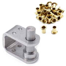 HolsterSmith Eyelet Setting Tool & (25) Eyelet Combo - (1) [#8 Eyelet Setting Tool (1/4 in.)] + (25) [#8-12 Brass Eyelets (1/4 in.)] - for KYDEX Holster Making, Sewing, Canvas, Tent Making