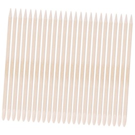 Baluue Dead Skin Remover Cuticle Pusher 50 Pcs Nail Art Polishers for Home Salon