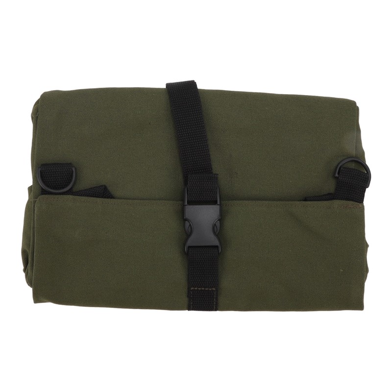 Car Back Seat Tool Storage Bag Canvas Garden Foldable Roll