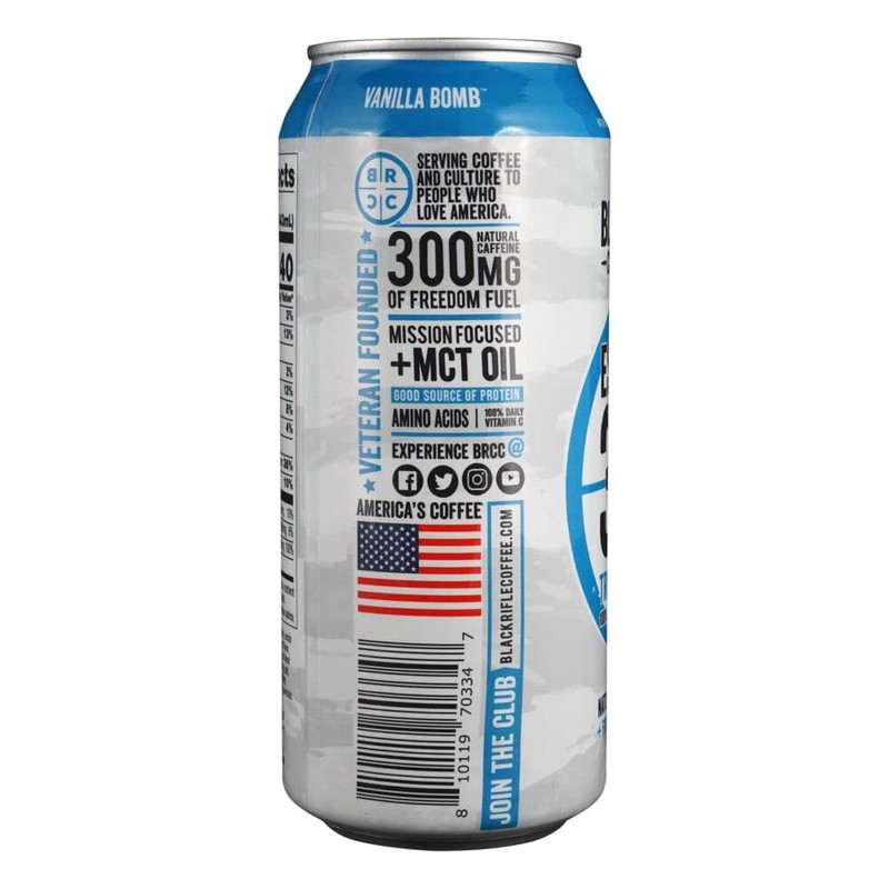 Black Rifle Coffee Company RTD (Vanilla Bomb, 15 Fl Oz