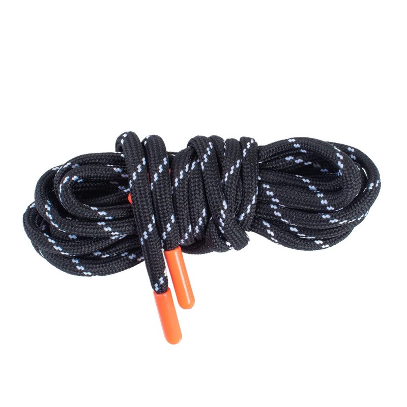 MUYTU Cordón Redondo para Ropa. Largo: 120cm Color Negro Combinado