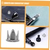 SHINEOFI Irbrush Accessories 2pcs Nozzles Caps Essential for Airbrush Models