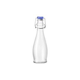 10 Strawberry Street Indro Swing Top Carafe, Medium, Blue Lid, Set of 6