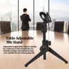 Microphone Stand,Portable Microphone Stand Desktop Tripod Mini Portable Table Stand