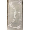 Mathews Z2 Bow Decal 8” Tall Vinyl Decal Sticker - White/Other Colors