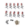 10PCS Atomizing Spray Nozzle Set Zinc Alloy Agricultural Plant Water