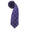 Royal Fleur De Lis Classic and Traditional Necktie, Luxurious Diamond