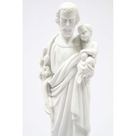 Vittoria Collection 16 Inch Saint St Joseph with Child Italian Statue Sculpture Figurine Made in Italy Indoor Outdoor
