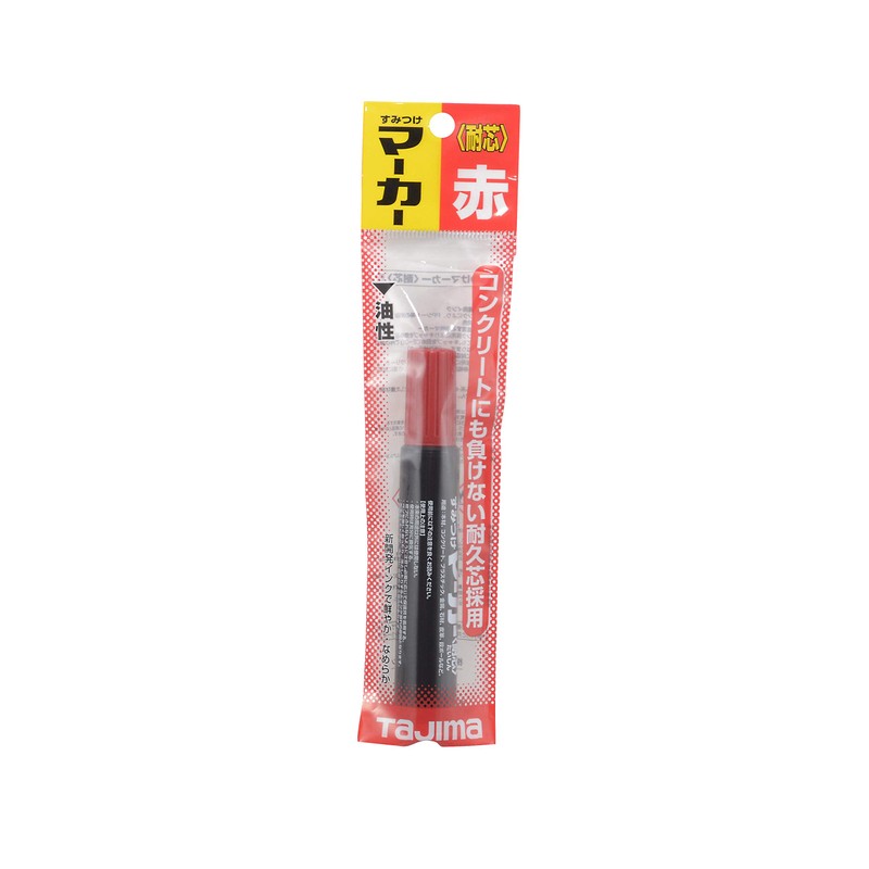 Tajima Sumitsuke Marker (Core Resistant 0.2 inches (6.0 mm) Red