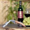 Vituzzi Sacacorchos para Vino de Acero Inoxidable con Corta Cápsulas