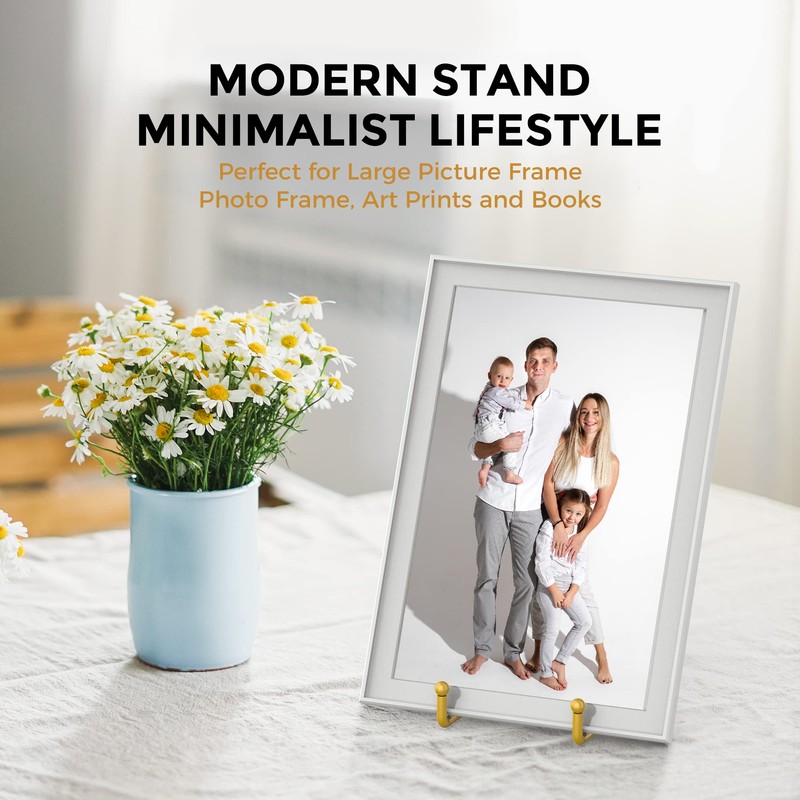 TR-LIFE 8 Inch Large Plate Stands for Display - Metal