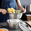 3 In 1 Colander Strainer Set Stainless Steel Rice Washing